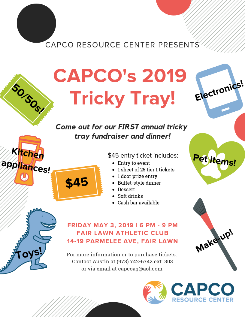 CAPCO 2019 Tricky Tray Event Flyer